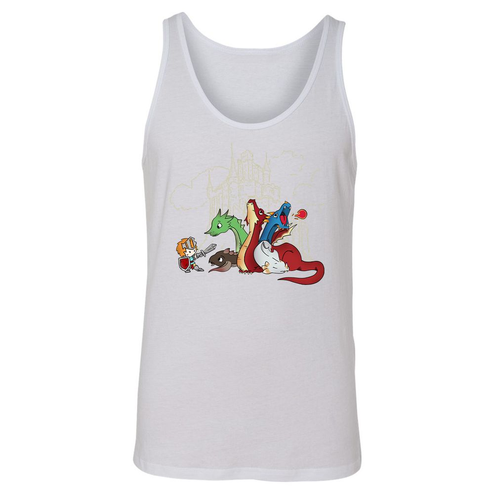 Unisex Jersey Tank - DR9HPGZN - White - 14