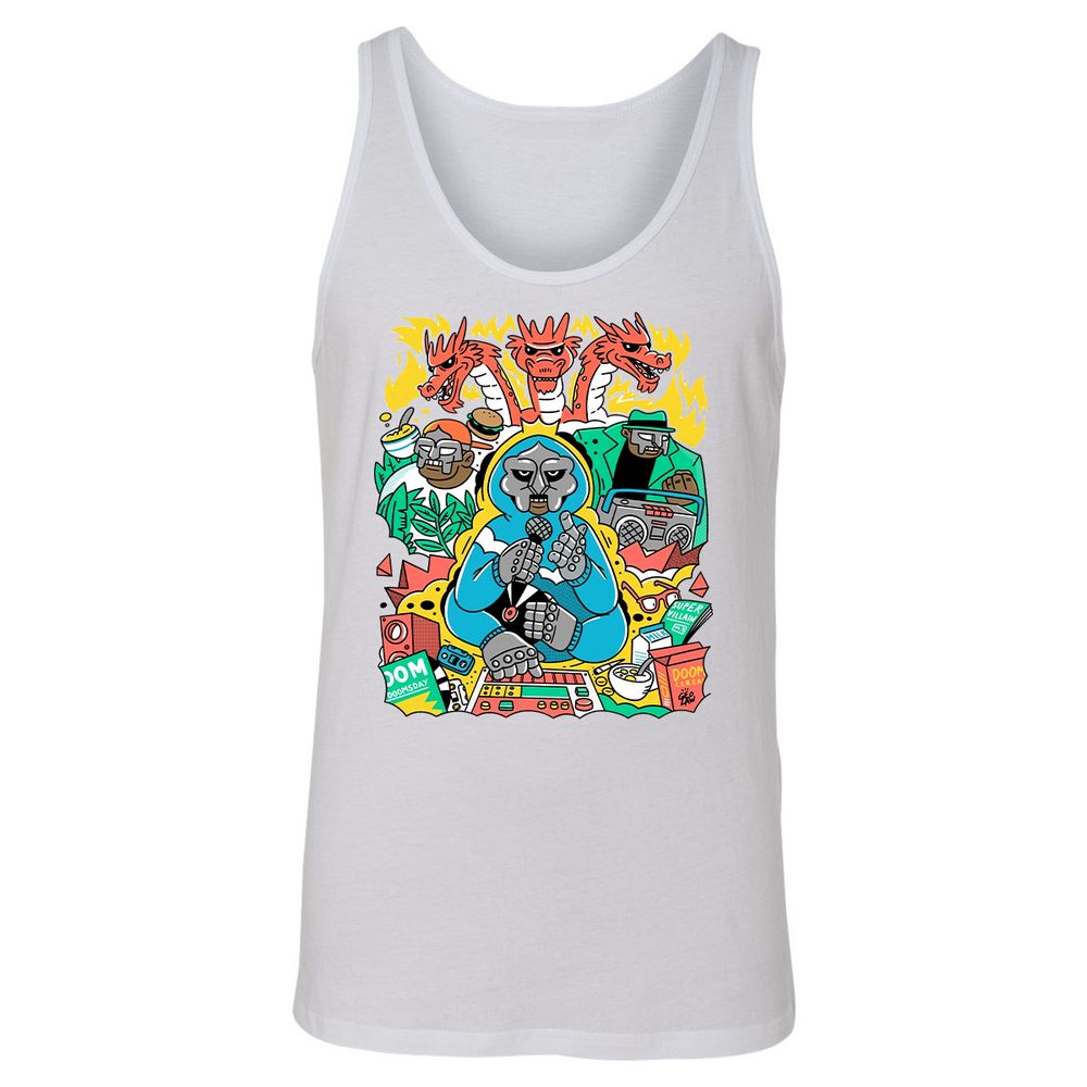 Unisex Jersey Tank - 54YZ39PN - White - 14