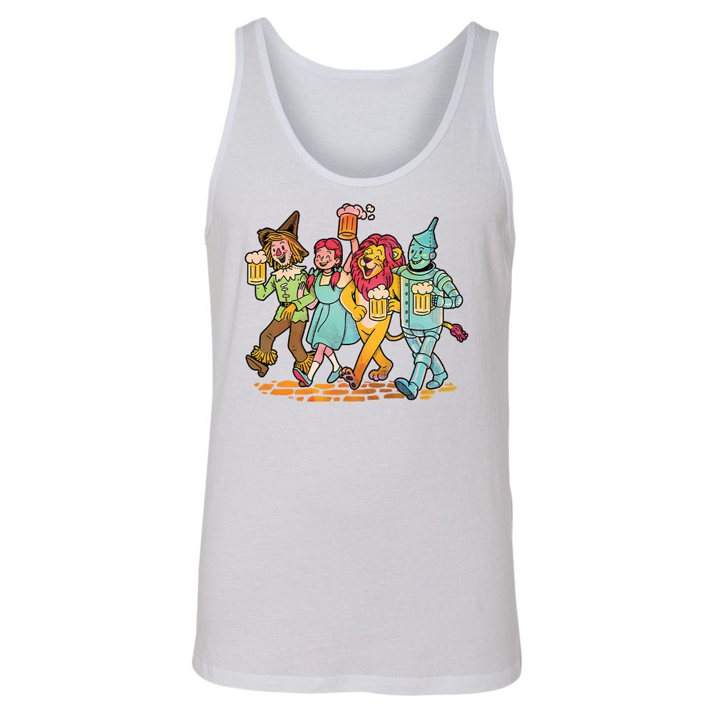 Unisex Jersey Tank - 4TQNMLNY - White - 14