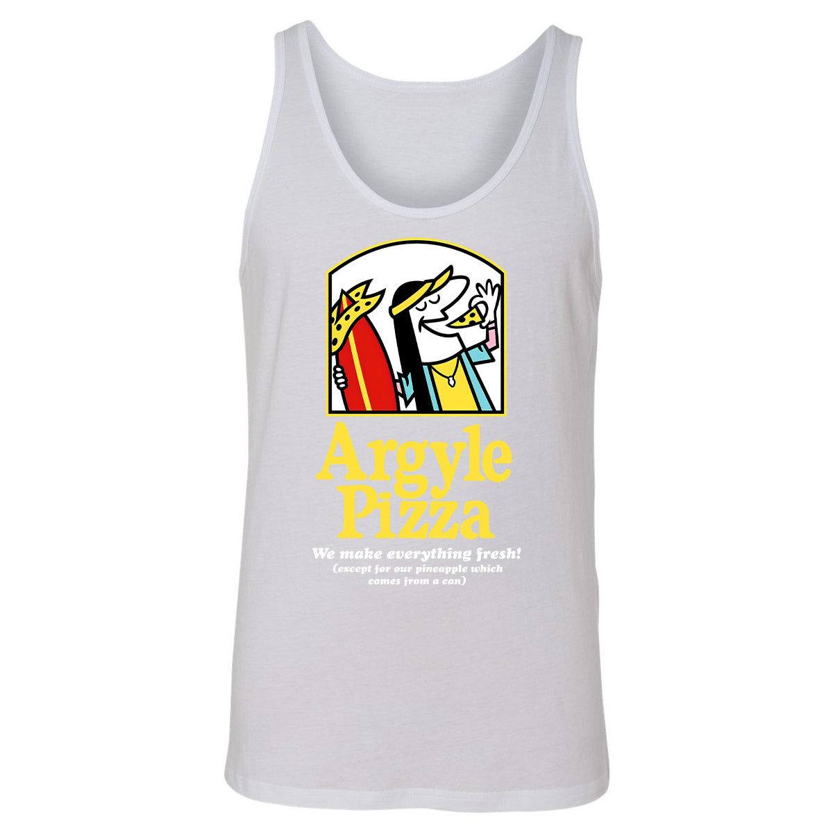 Unisex Jersey Tank - 7G4K4M6L - White - 14