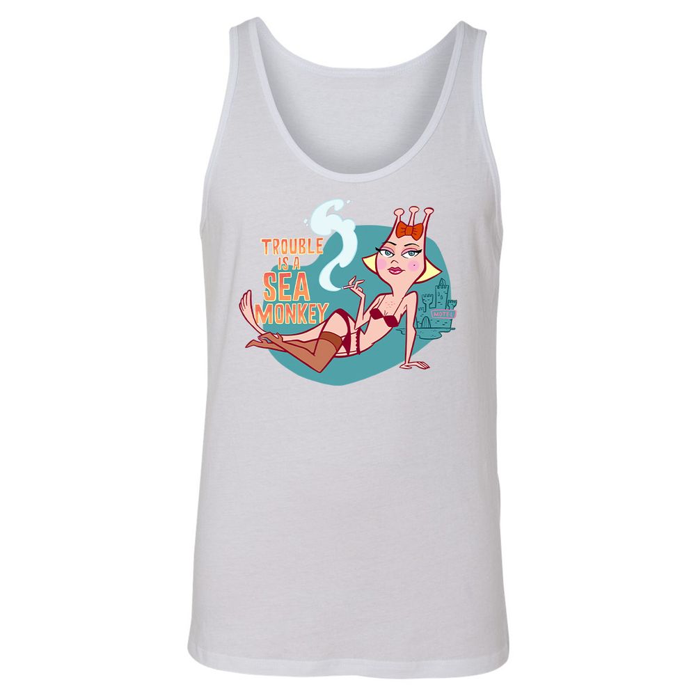 Unisex Jersey Tank - VS9D9TVT - White - 14