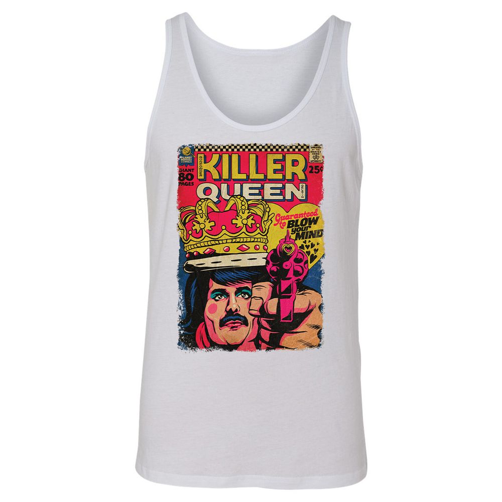 Unisex Jersey Tank - EU8N5HT6 - White - 14