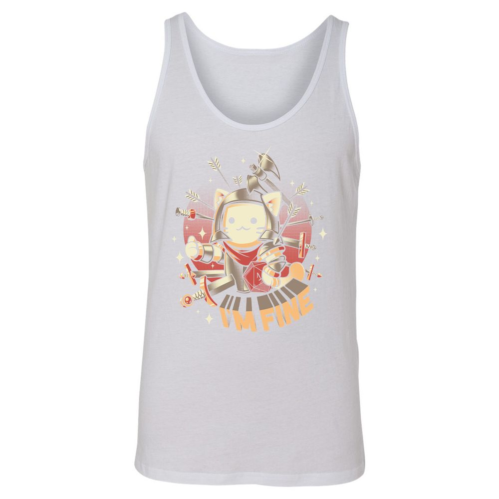 Unisex Jersey Tank - MPU1FGDU - White - 14