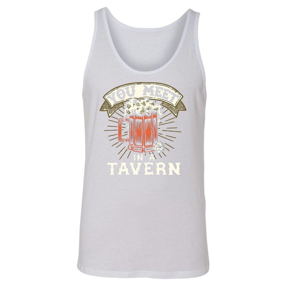 Unisex Jersey Tank - 383DFVEP - White - 14