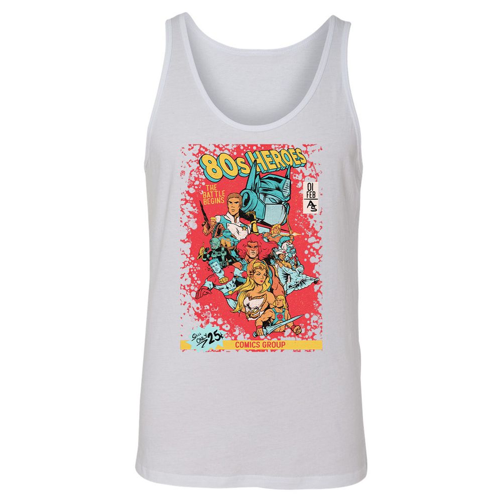 Unisex Jersey Tank - NTD8QGL3 - White - 14
