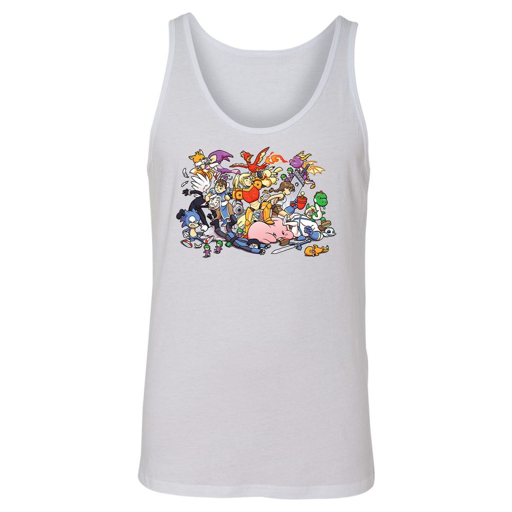 Unisex Jersey Tank - Y4UBG248 - White - 14