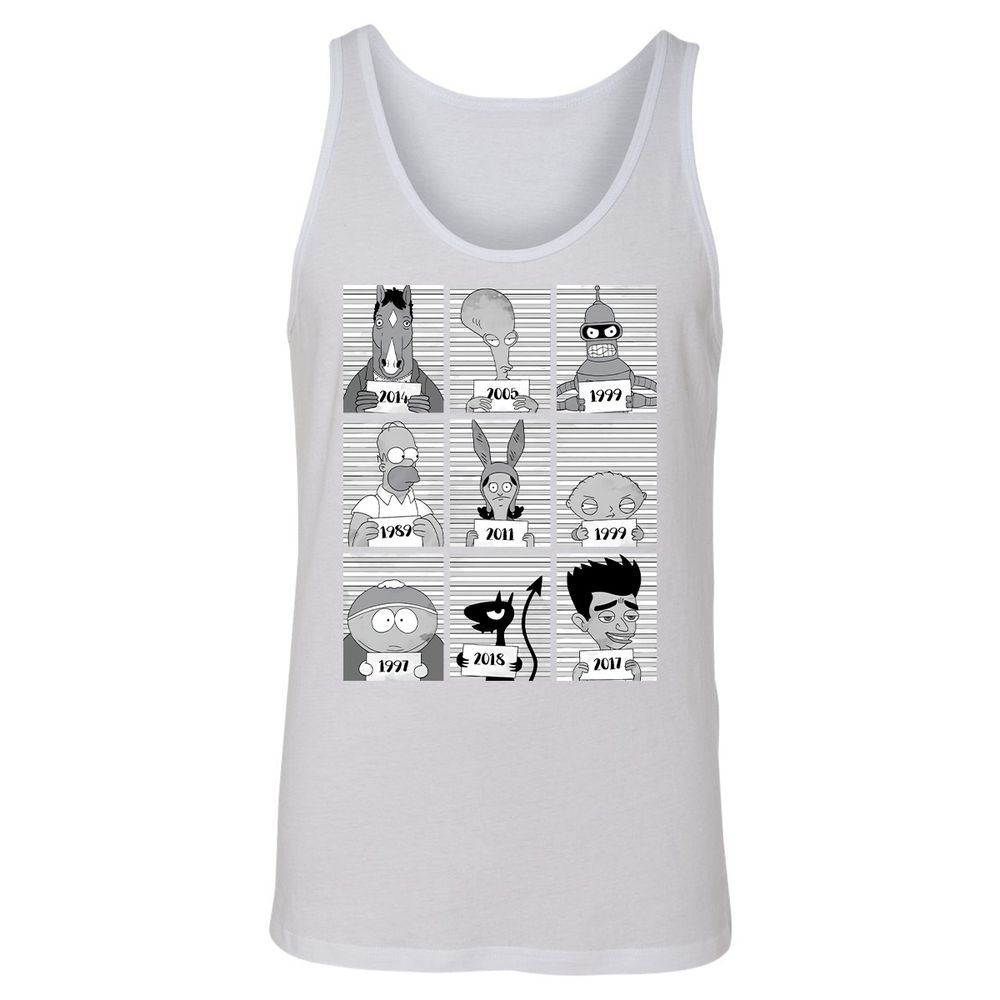 Unisex Jersey Tank - S9EK3C9M - White - 14
