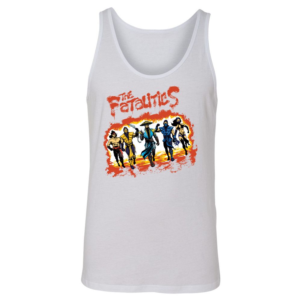 Unisex Jersey Tank - ANTRQSEK - White - 14