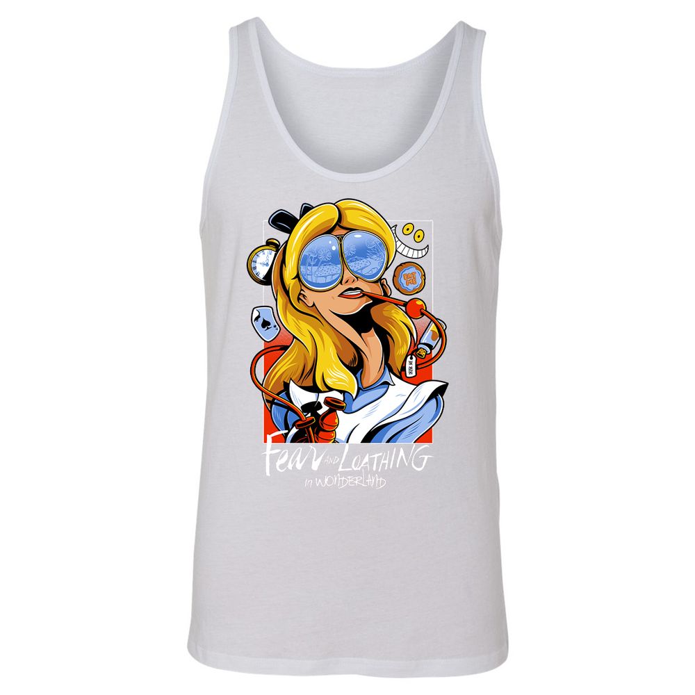 Unisex Jersey Tank - RMU9FNVQ - White - 14