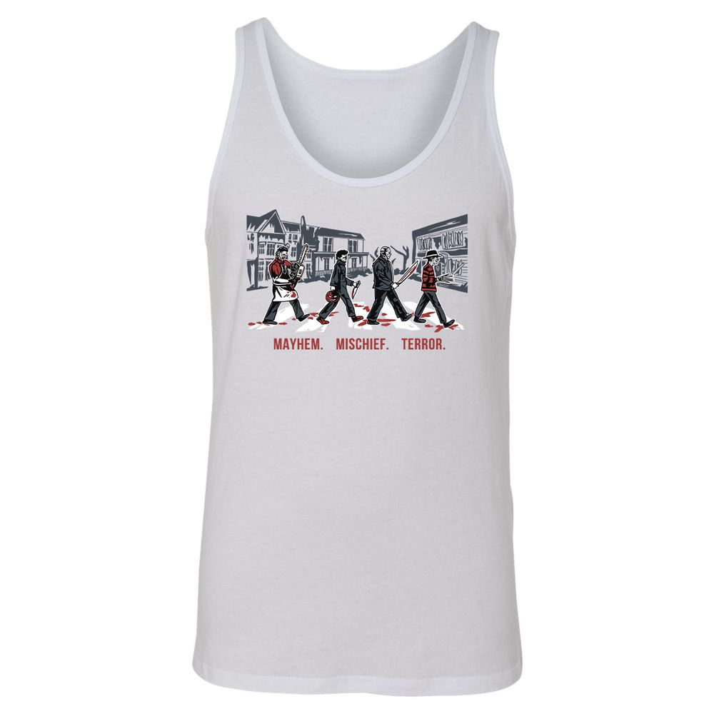 Unisex Jersey Tank - PMQZC27Z - White - 14