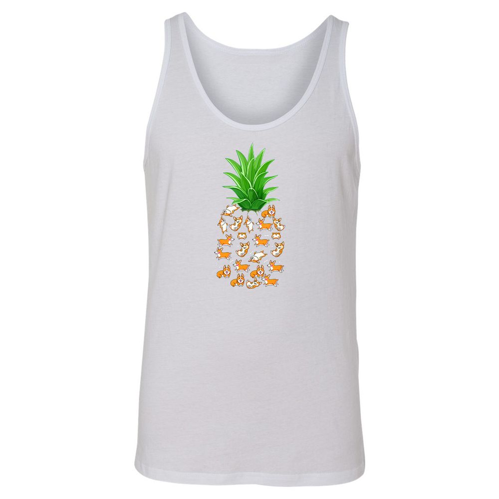 Unisex Jersey Tank - B7TMXALC - White - 14