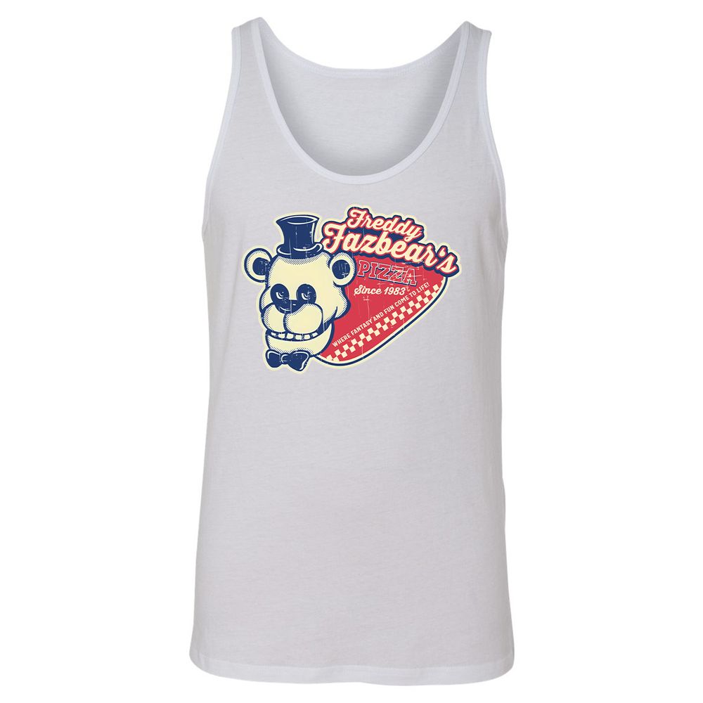 Unisex Jersey Tank - QGGBGLJL - White - 14