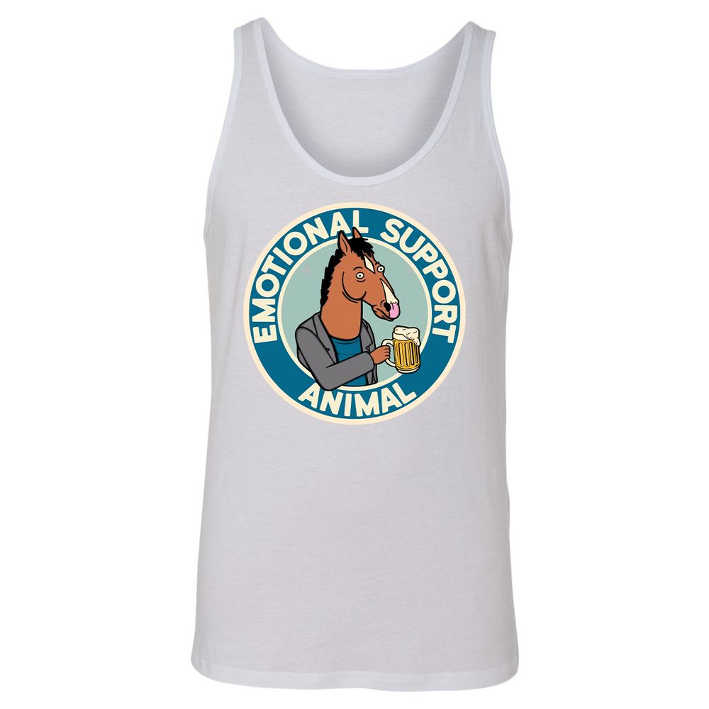 Unisex Jersey Tank - Y1CPJDX2 - White - 14
