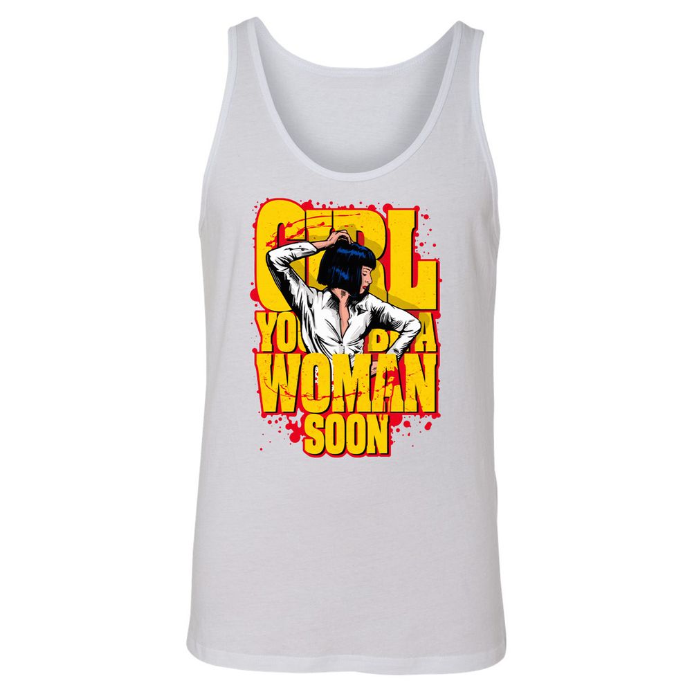 Unisex Jersey Tank - 1QWDC2AA - White - 14