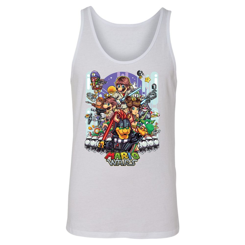 Unisex Jersey Tank - P2FGX8EL - White - 14