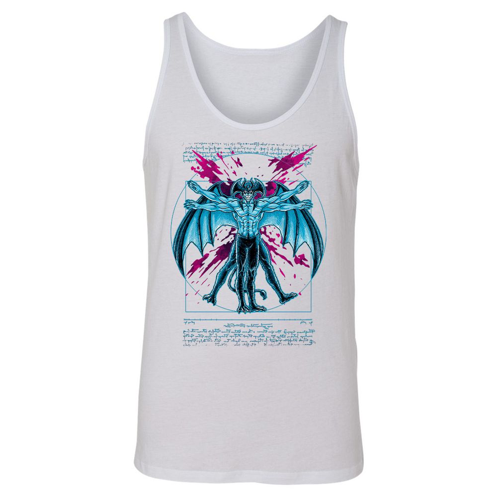 Unisex Jersey Tank - REDYWBQE - White - 14