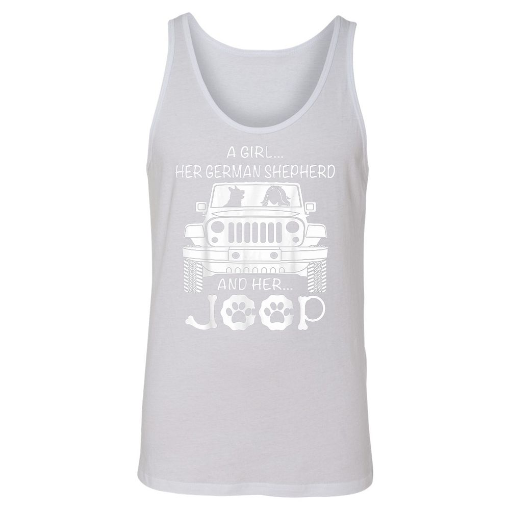 Unisex Jersey Tank - UAWYH527 - White - 14