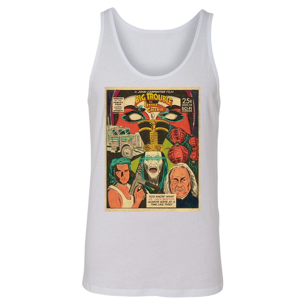 Unisex Jersey Tank - 9DB7TQLW - White - 14