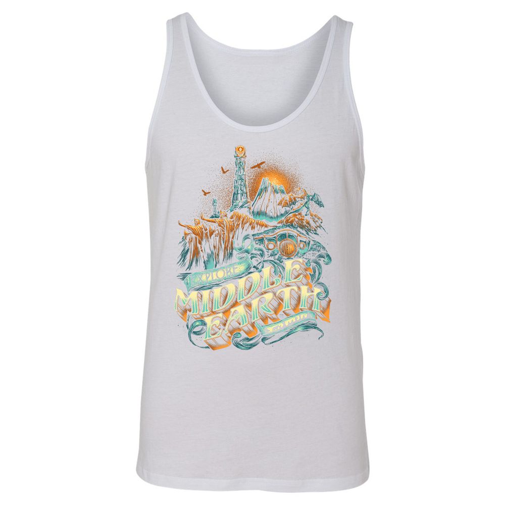 Unisex Jersey Tank - K9TESPDS - White - 14