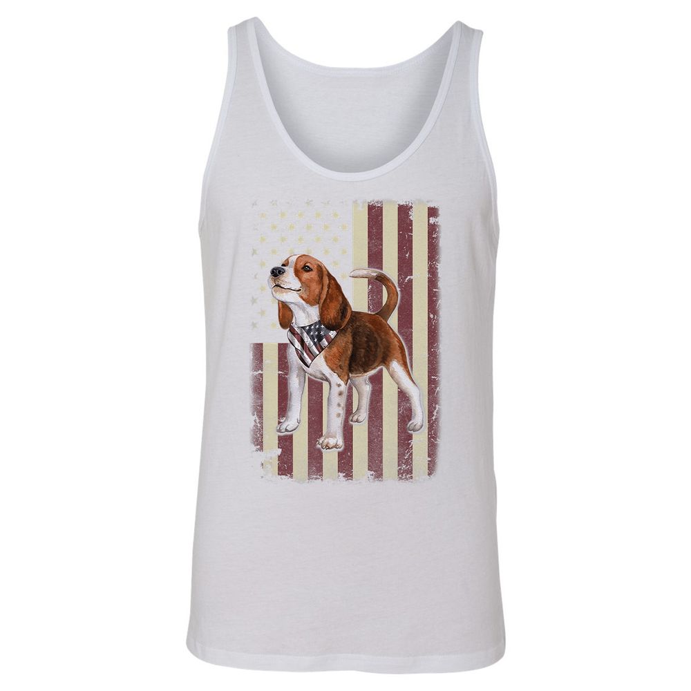 Unisex Jersey Tank - E5V8TQCT - White - 14