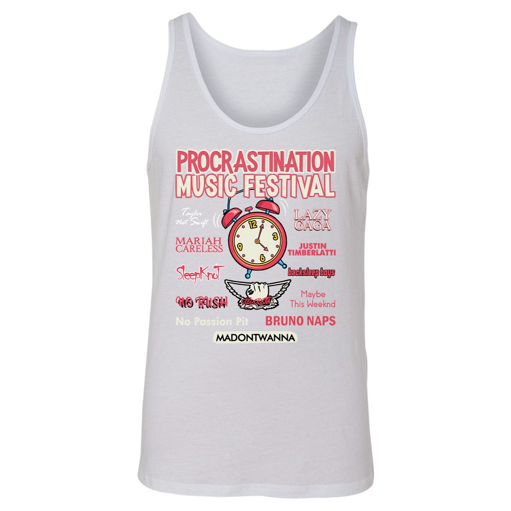 Unisex Jersey Tank - GUVMA4SD - White - 14