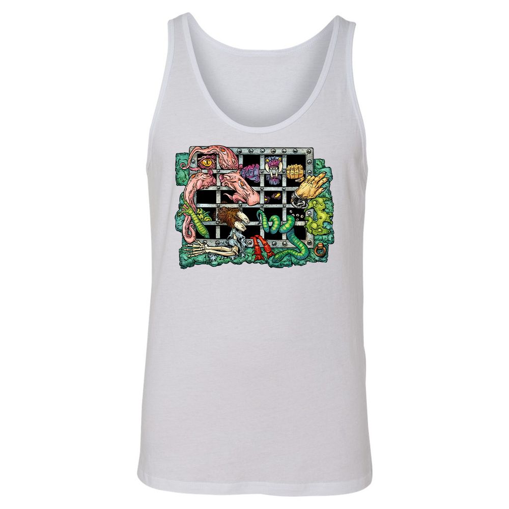Unisex Jersey Tank - 4DWJ1735 - White - 14