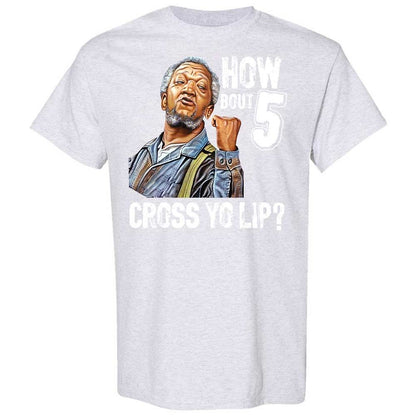 How bout 5 cross yo lip - Ash - 15