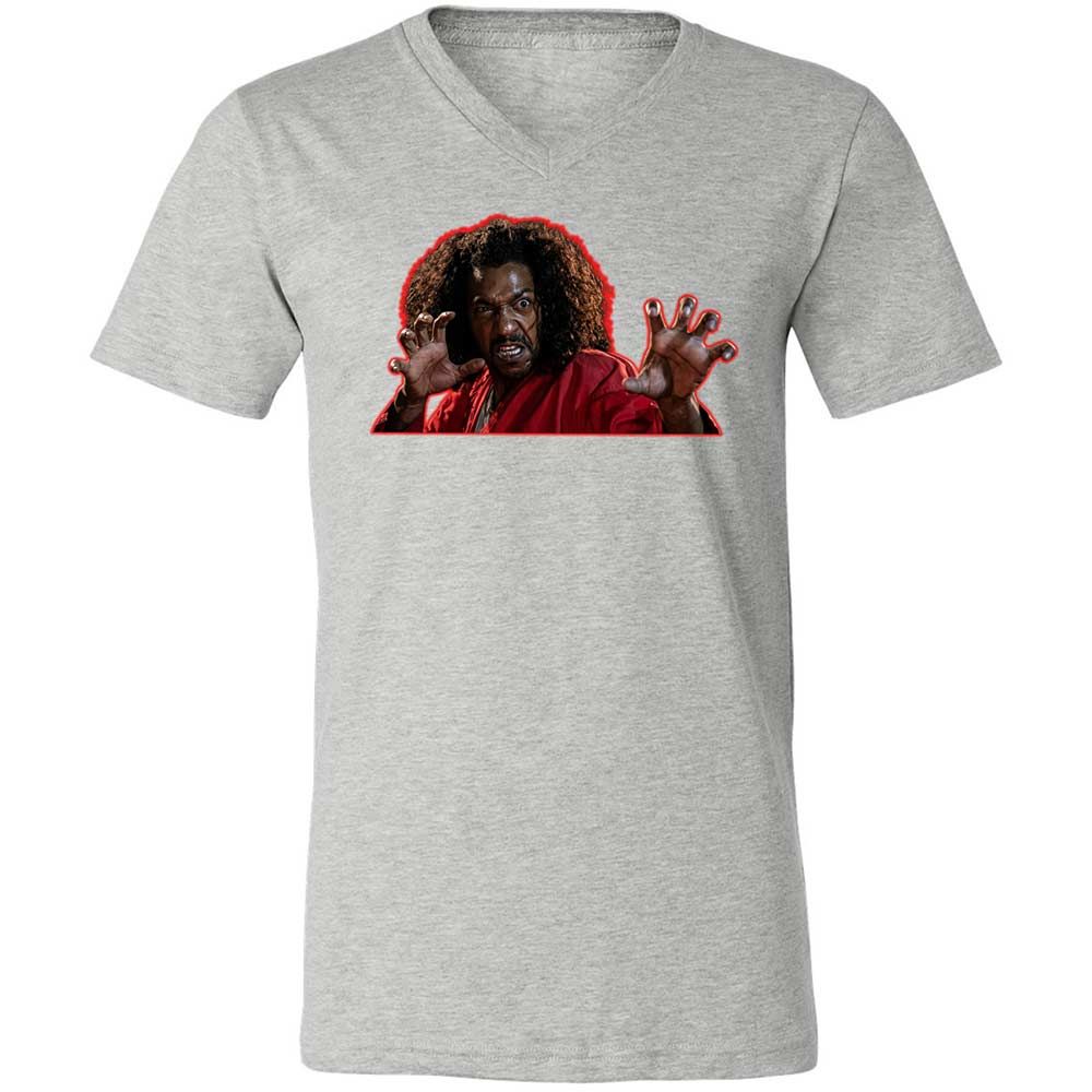 Unisex V-Neck T-Shirt - E8N5JLHV - Athletic Heather - 15