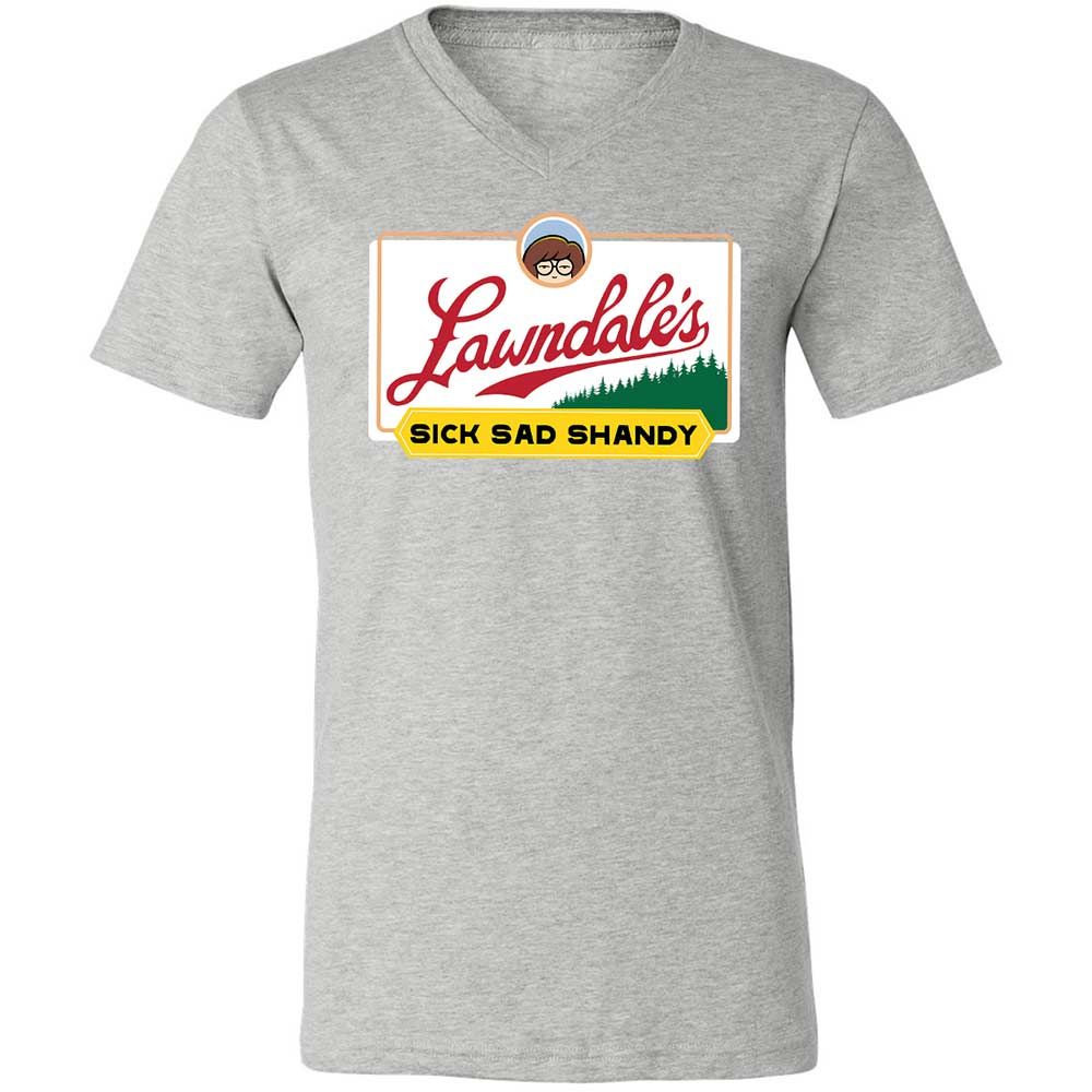 Unisex V-Neck T-Shirt - SRGN21SY - Athletic Heather - 15