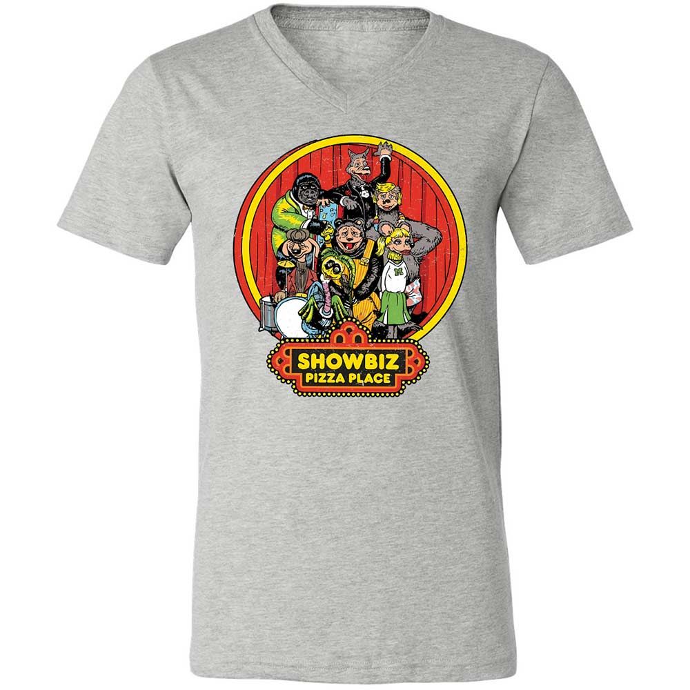 Unisex V-Neck T-Shirt - B89VCUJU - Athletic Heather - 15