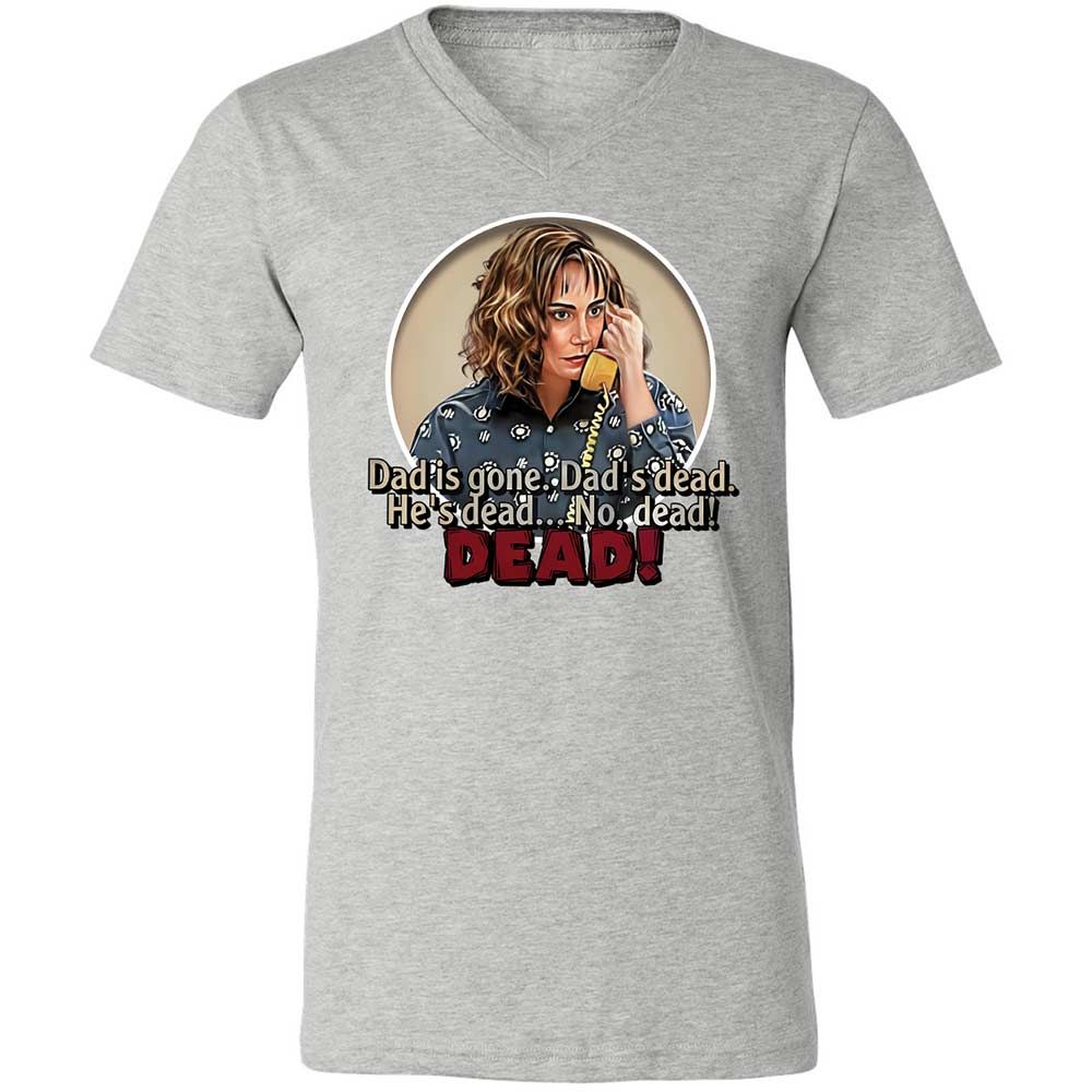 Unisex V-Neck T-Shirt - V4B2UKUN - Athletic Heather - 15