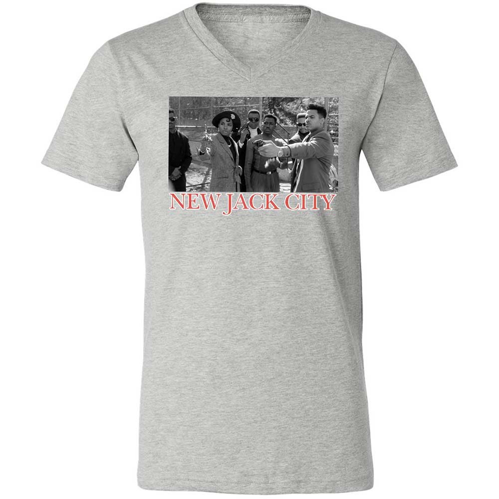 Unisex V-Neck T-Shirt - 27NNY9HS - Athletic Heather - 15