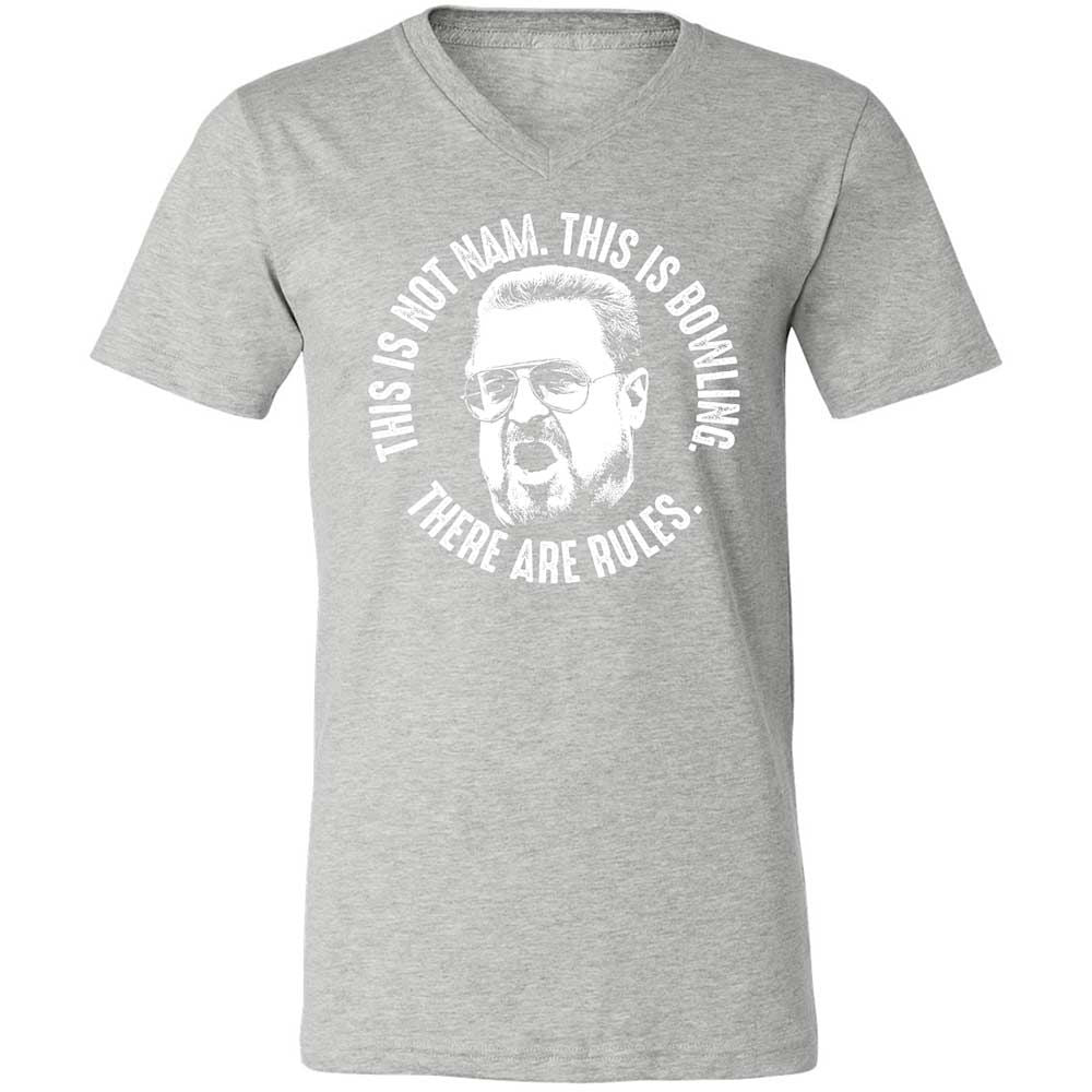 Unisex V-Neck T-Shirt - DUFJ6JZK - Athletic Heather - 15