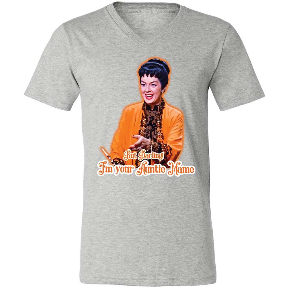Unisex V-Neck T-Shirt - WLZF6BK1 - Athletic Heather - 15