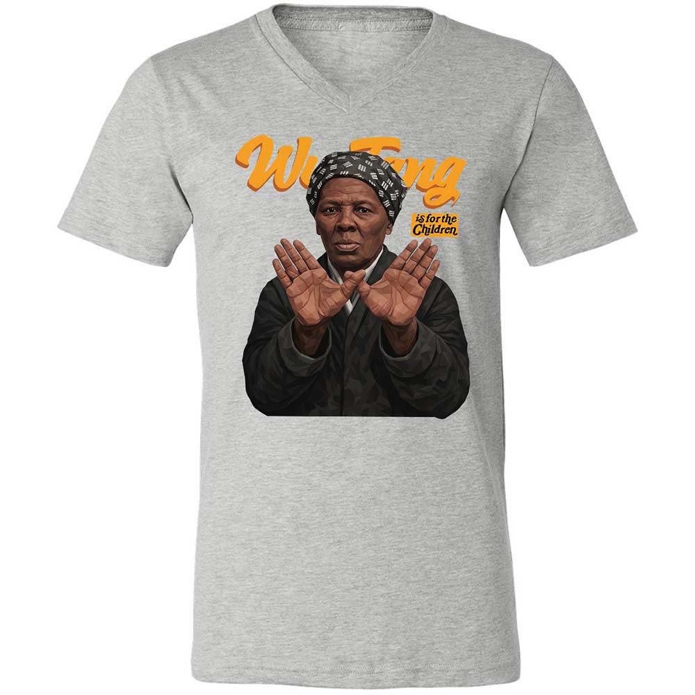 Unisex V-Neck T-Shirt - Black - Athletic Heather - 15