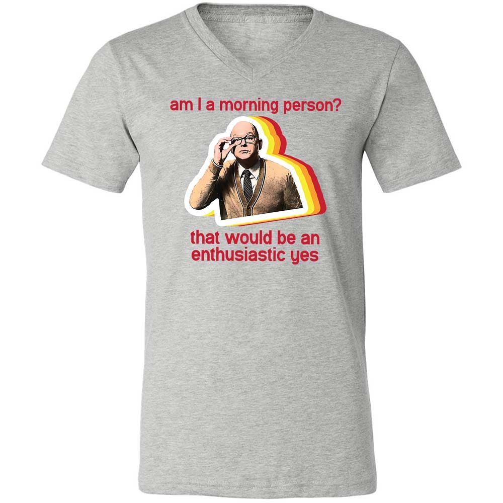 Unisex V-Neck T-Shirt - RNNHSPC7 - Athletic Heather - 15