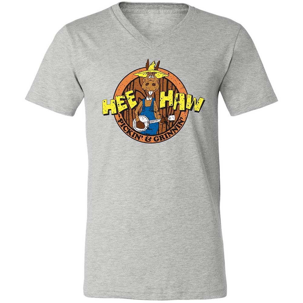 Unisex V-Neck T-Shirt - 3ZBESZ2J - Athletic Heather - 15