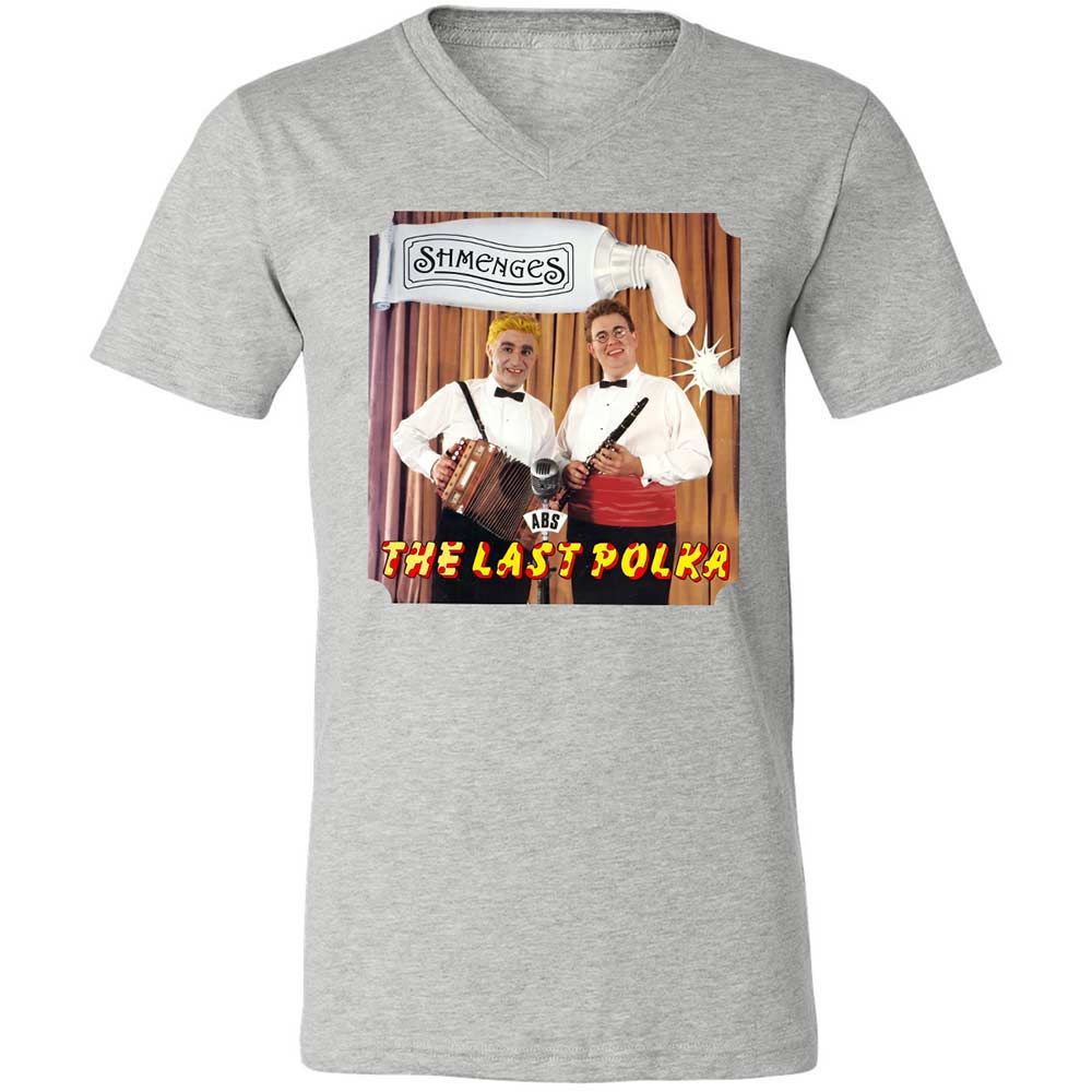 Unisex V-Neck T-Shirt - 4AV3ANL2 - Athletic Heather - 15