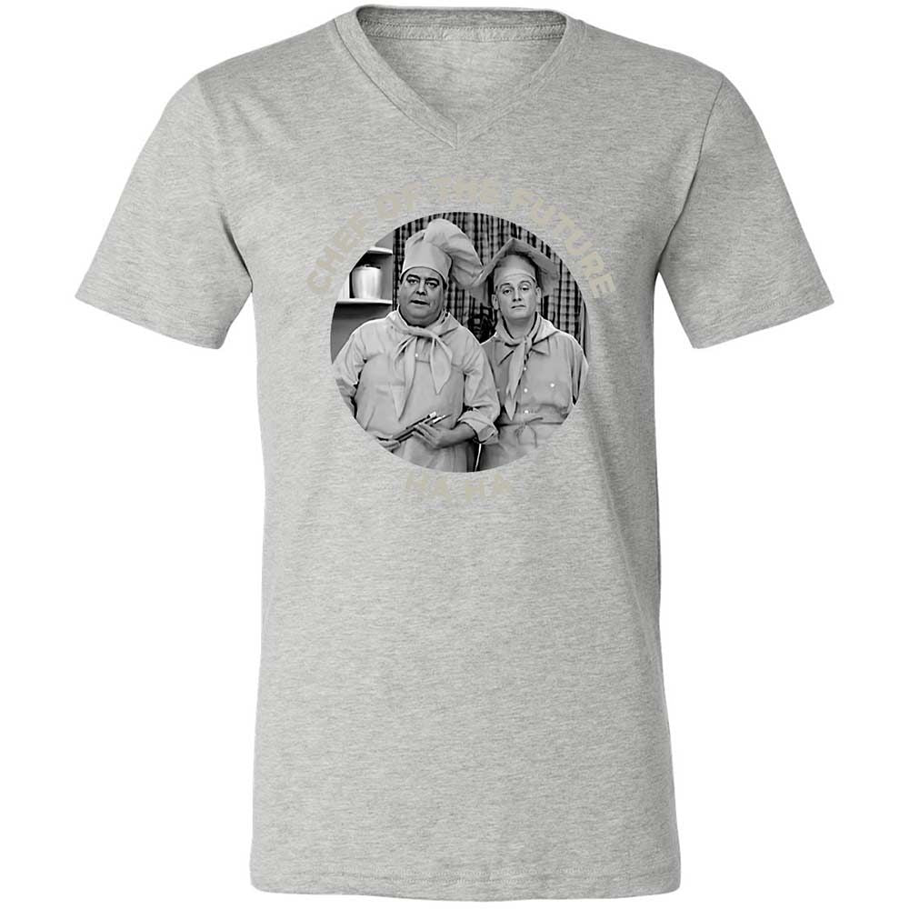 Unisex V-Neck T-Shirt - 6XYWNQQQ - Athletic Heather - 15