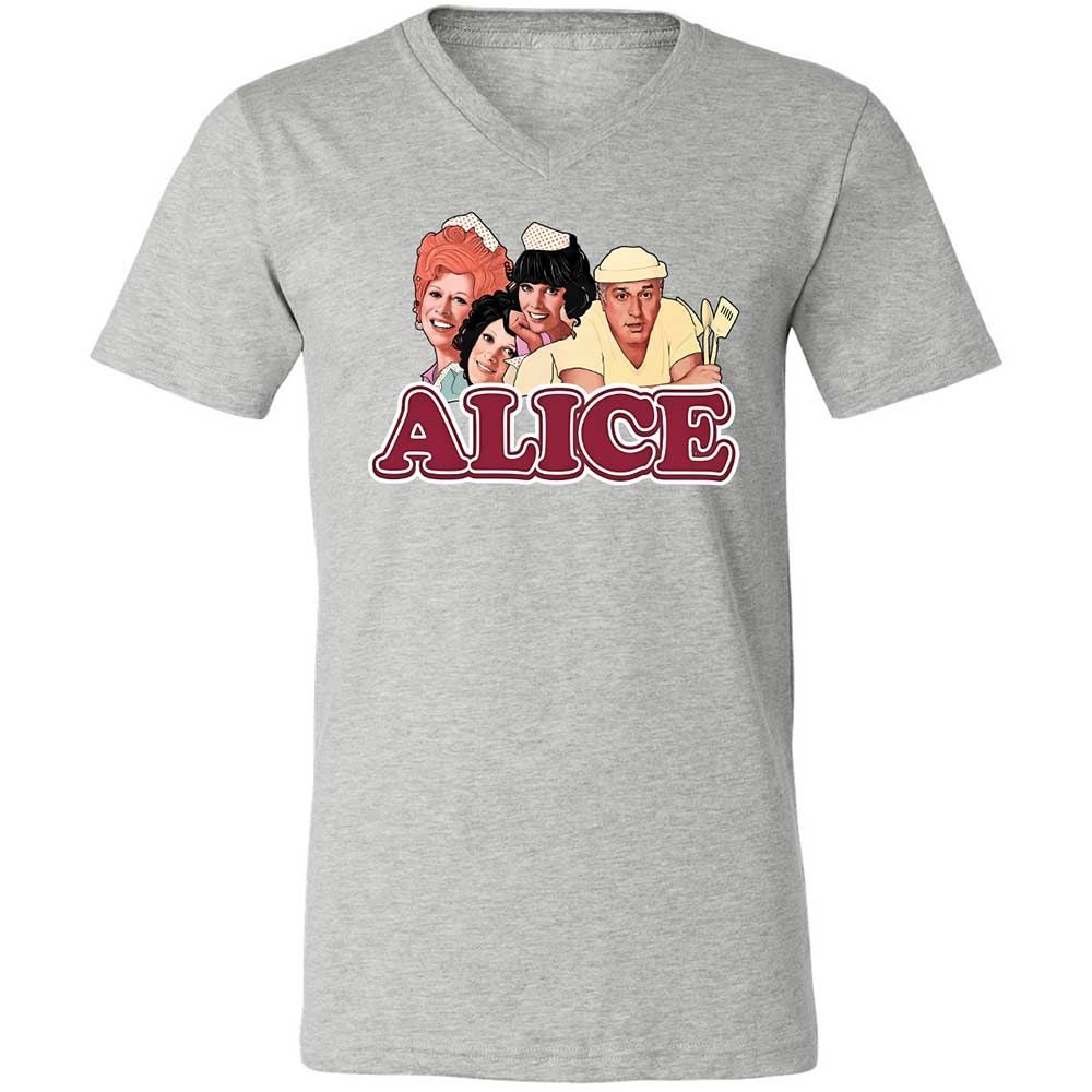Unisex V-Neck T-Shirt - 3WGYFJZS - Athletic Heather - 15