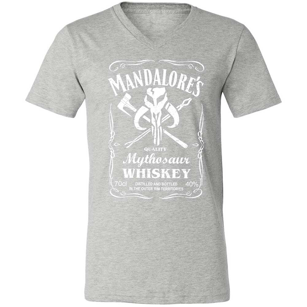 Unisex V-Neck T-Shirt - T36MNDDW - Athletic Heather - 15