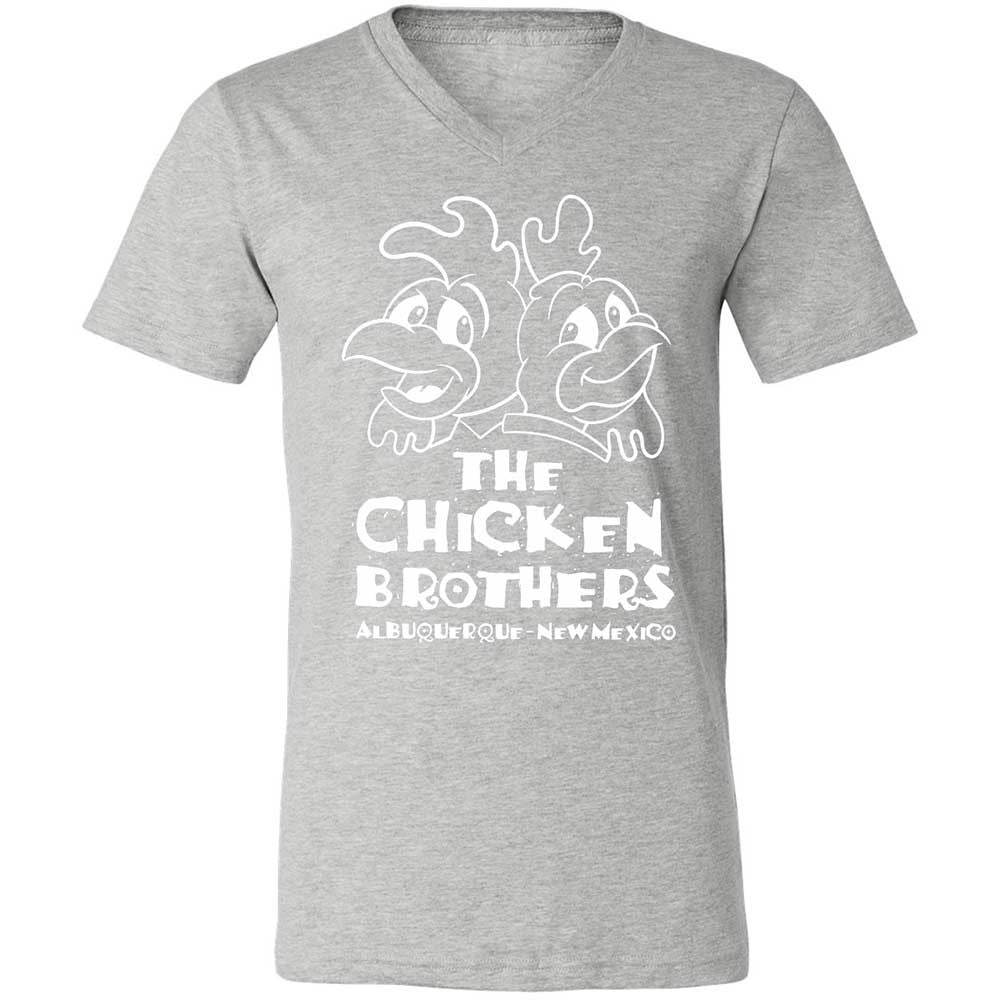 Unisex V-Neck T-Shirt - V7WAQP2Z - Athletic Heather - 15