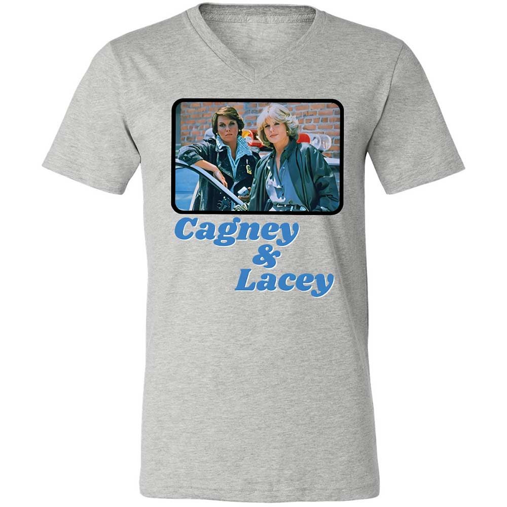 Unisex V-Neck T-Shirt - ESRNHEV8 - Athletic Heather - 15