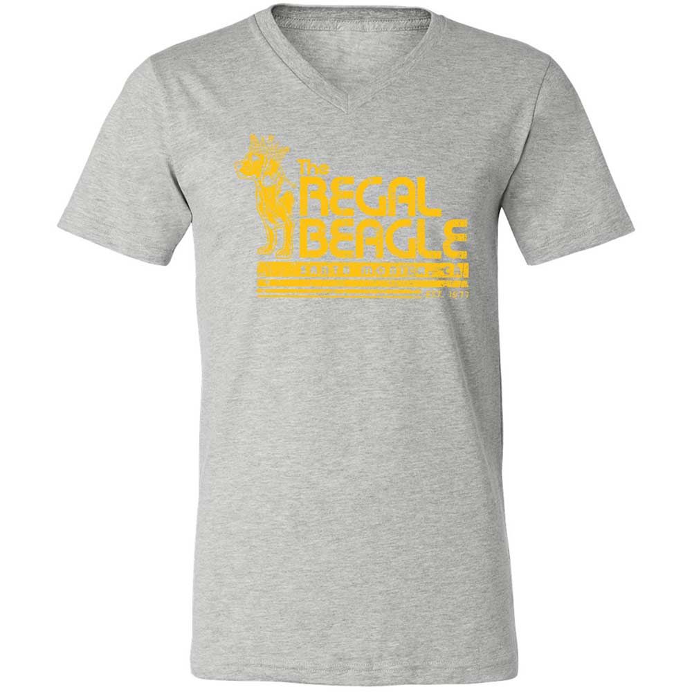 Unisex V-Neck T-Shirt - N3C58UKQ - Athletic Heather - 15