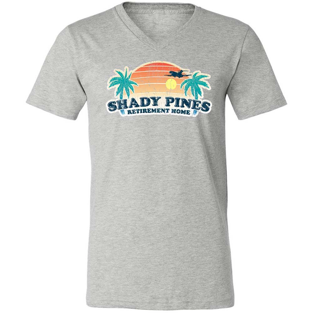 Unisex V-Neck T-Shirt - E35MQKQS - Athletic Heather - 15