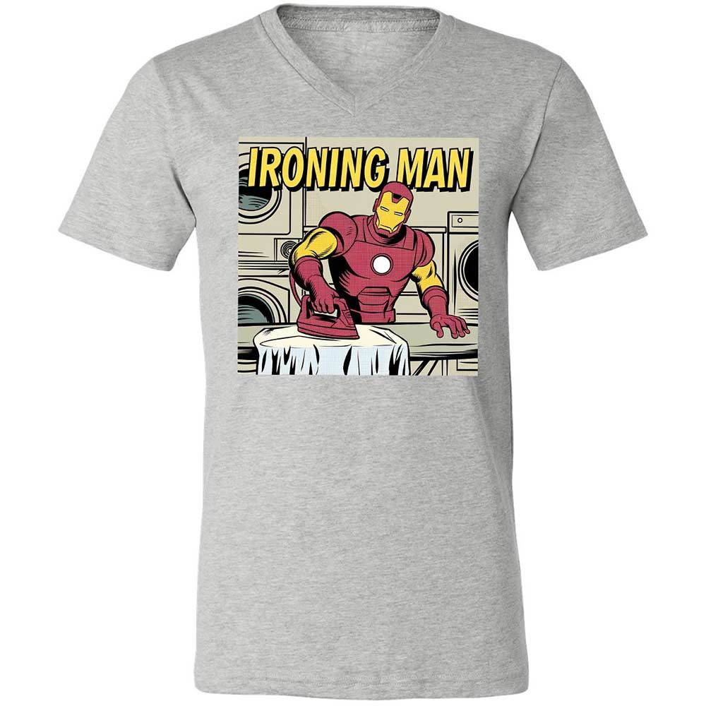 Unisex V-Neck T-Shirt - UT931KRA - Athletic Heather - 15
