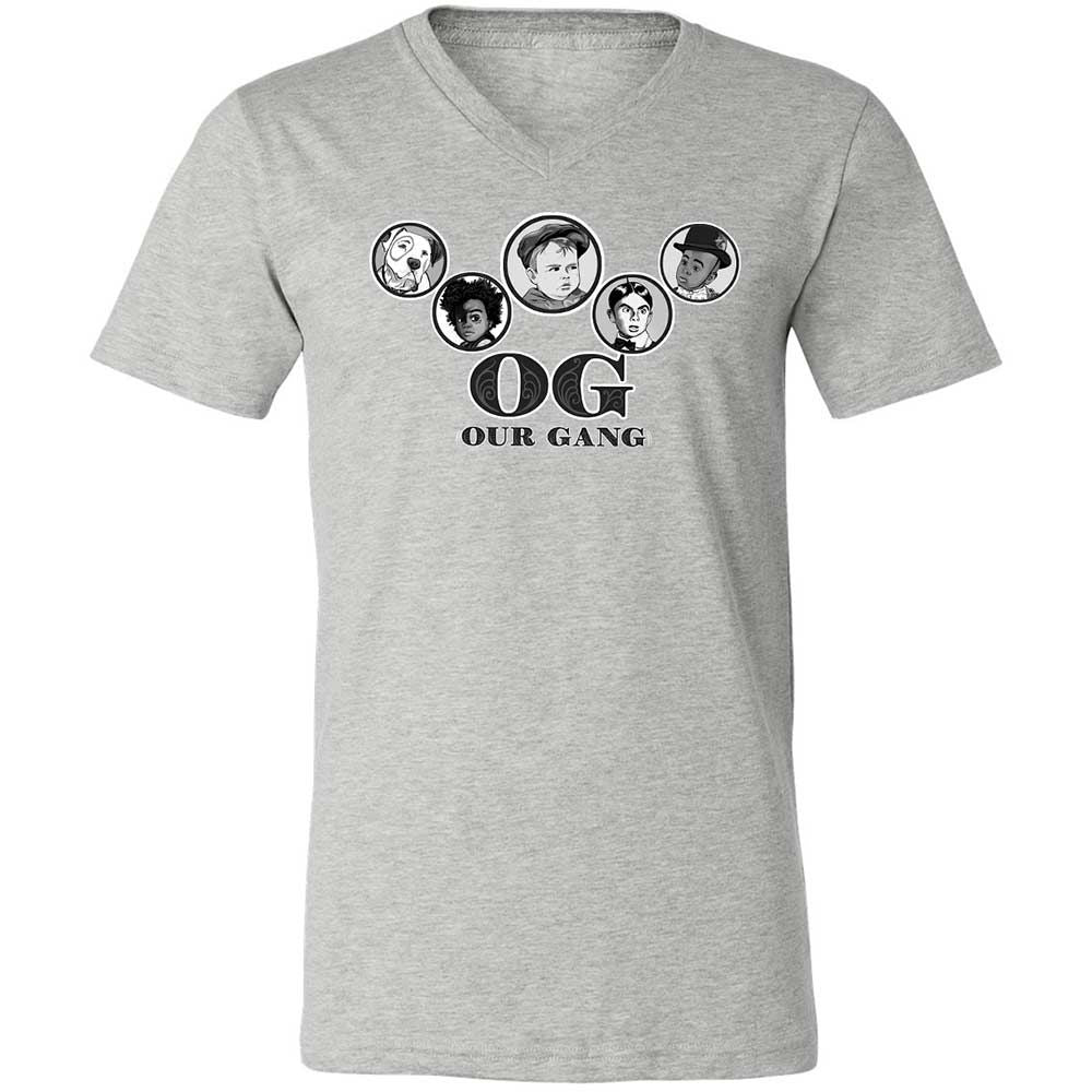 Unisex V-Neck T-Shirt - ZN5L1U2Q - Athletic Heather - 15
