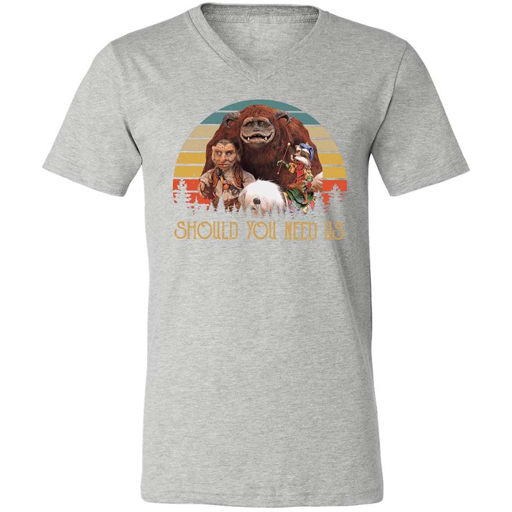 Unisex V-Neck T-Shirt - VUWUT3XR - Athletic Heather - 15