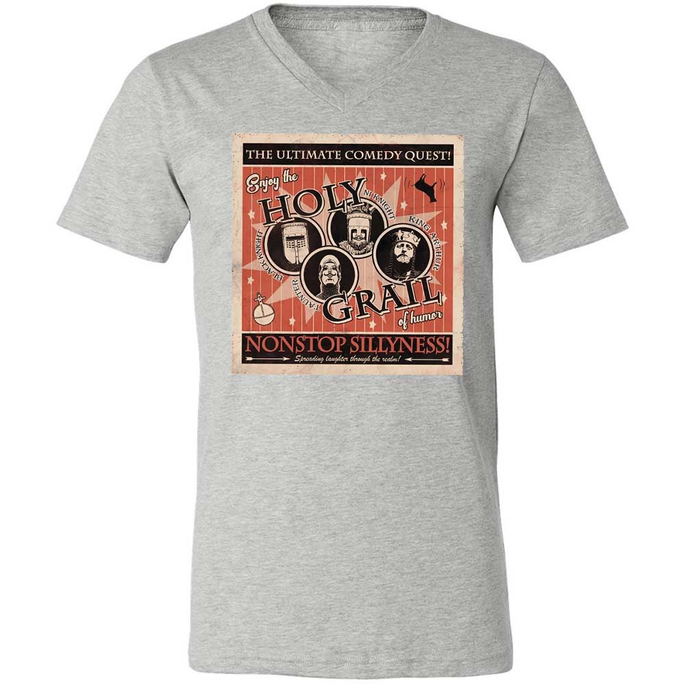 Unisex V-Neck T-Shirt - WCD7Z3N3 - Athletic Heather - 15