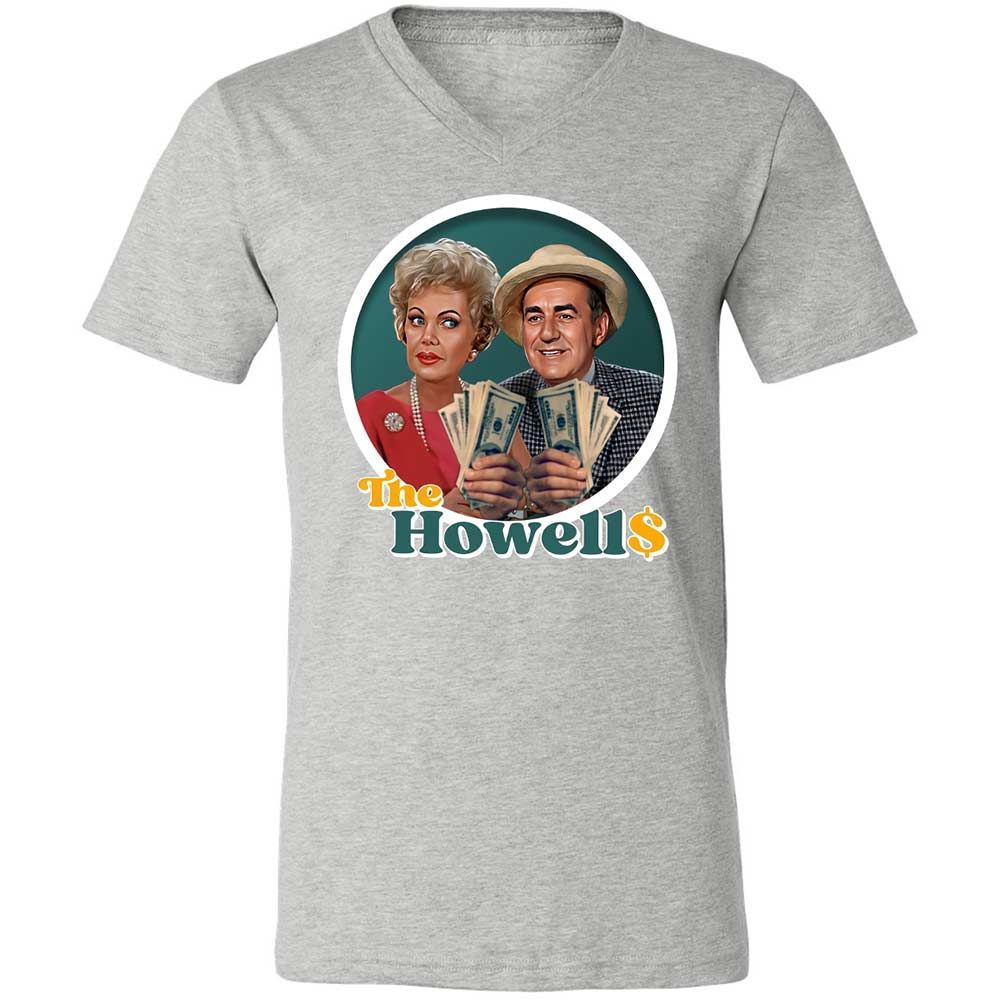 Unisex V-Neck T-Shirt - J85LEMM9 - Athletic Heather - 15